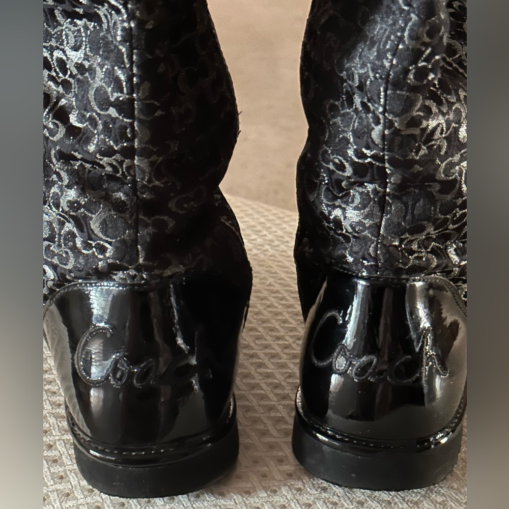 Authentic Coach Shearling Boots - image 8